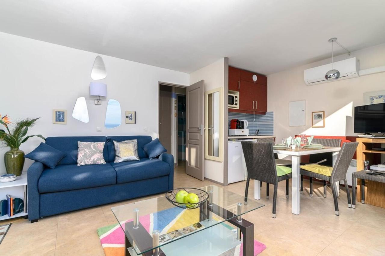 Air-Conditioned Apartment With Sea View Furnished Terrace & Parking Cap-d'Ail Luaran gambar